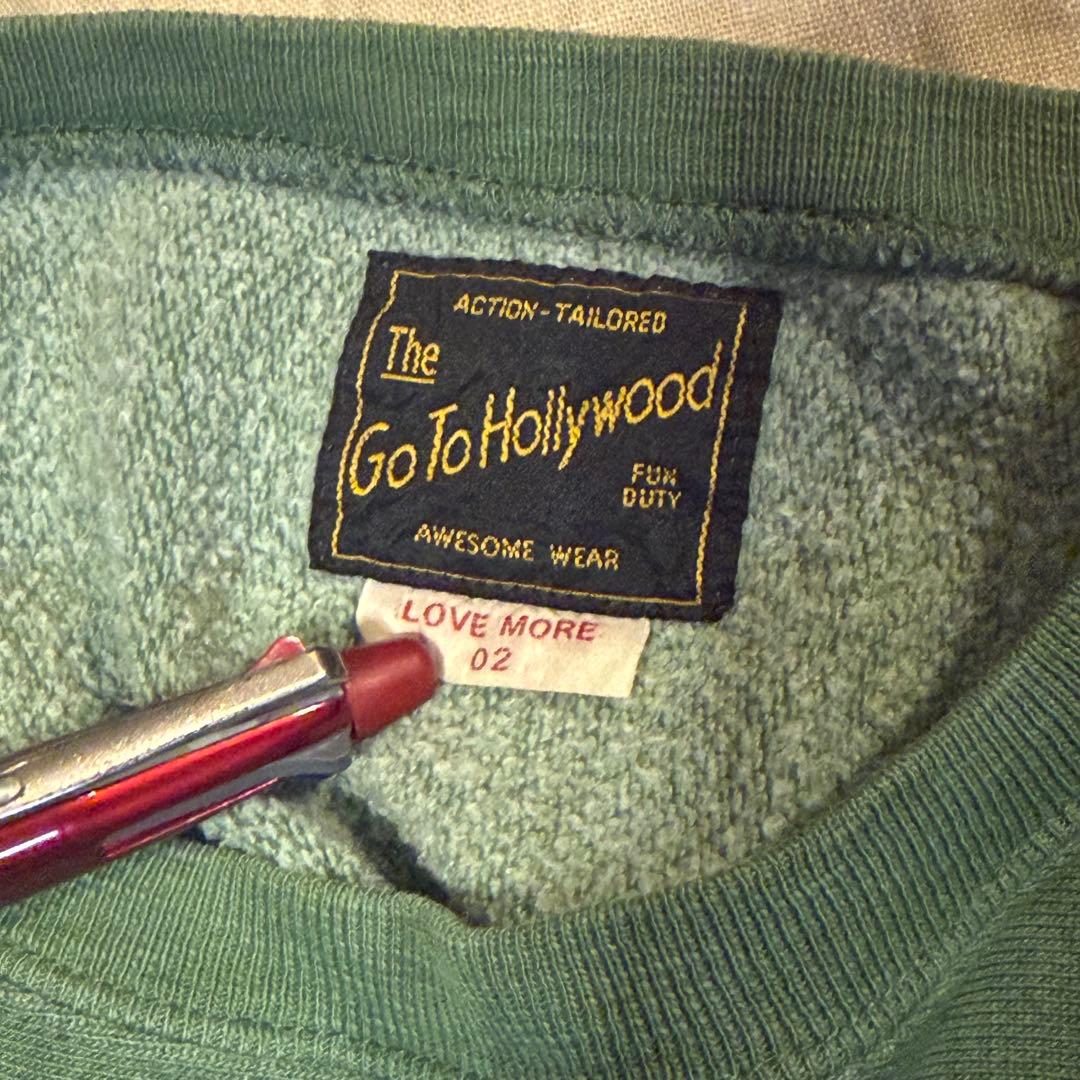 gotohollywood サテンリボン スウェット size02