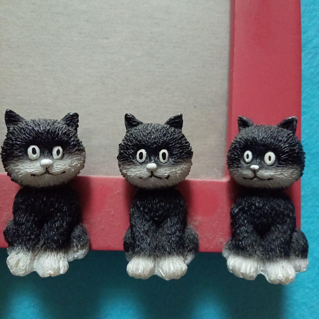 ♥海外からやってきた物♥親子猫のフォトフレーム　写真立て