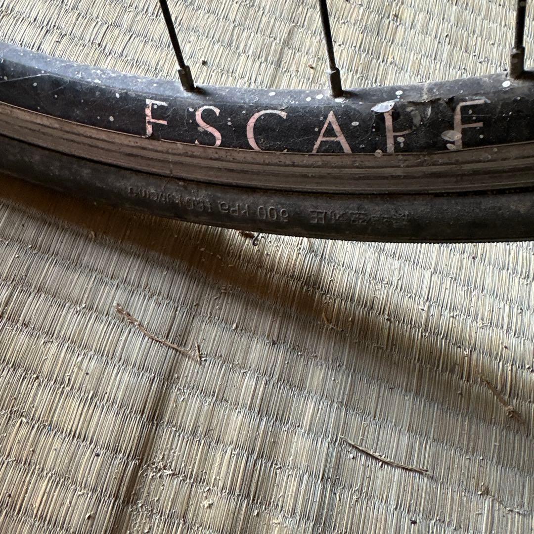 ジャンク品GIANTESCAPE緑色ロードバイク愛知県限定空気入れヘルメット付き