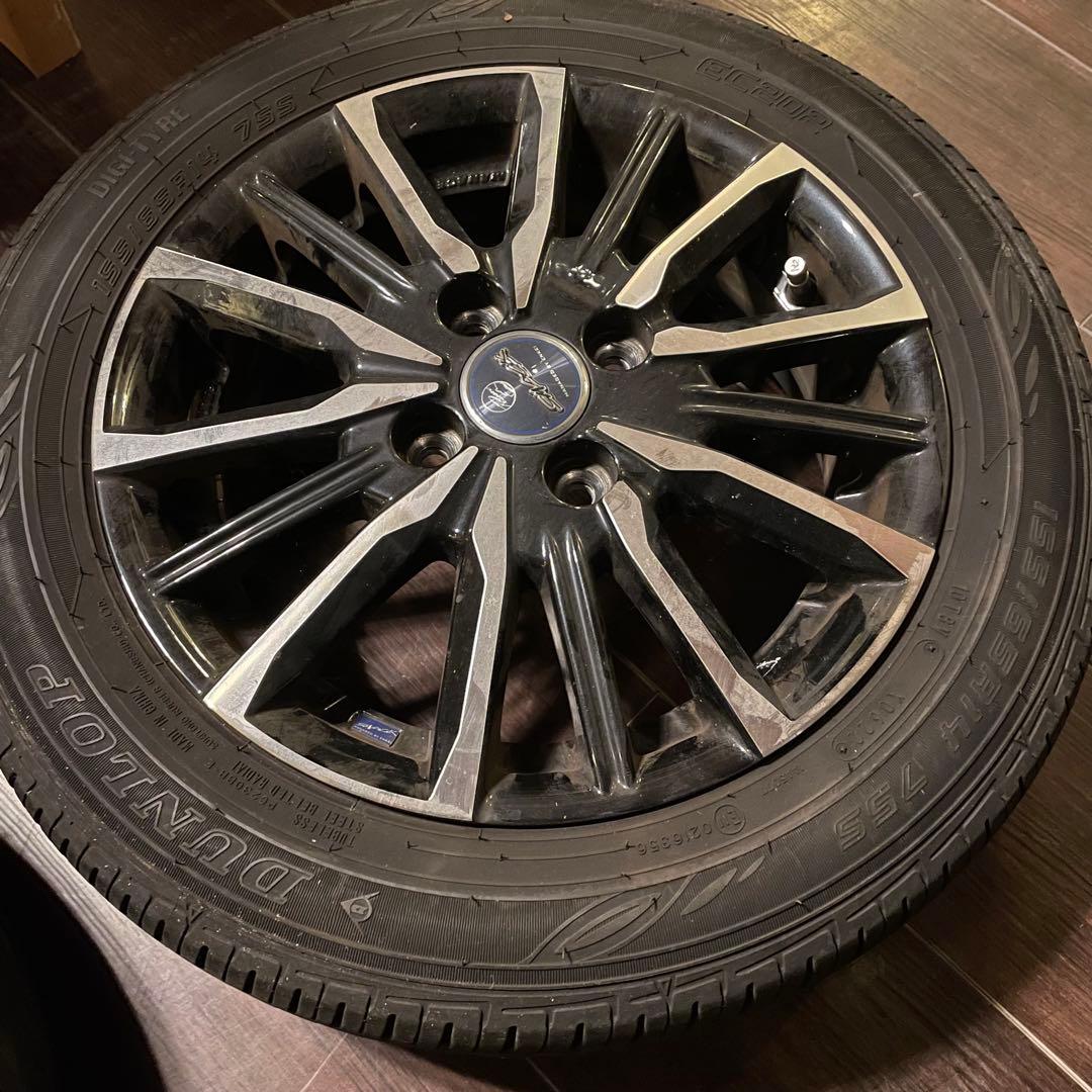 DUNLOP EC202 155/65/14 22年4本 KYOHO SMACK