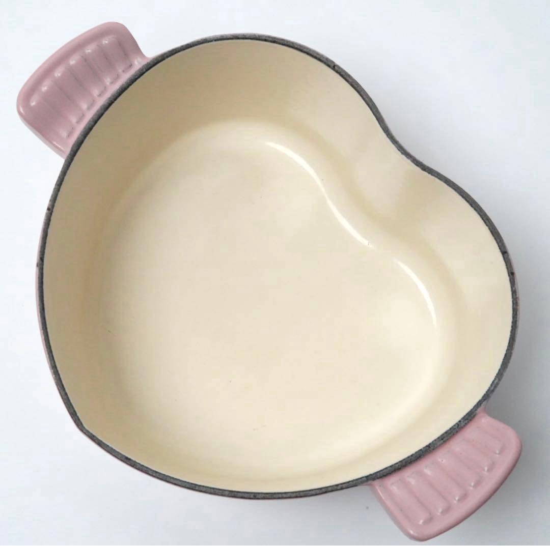 【美品】LE CREUSET　ココット ダムール　シュガーピンク　18cm