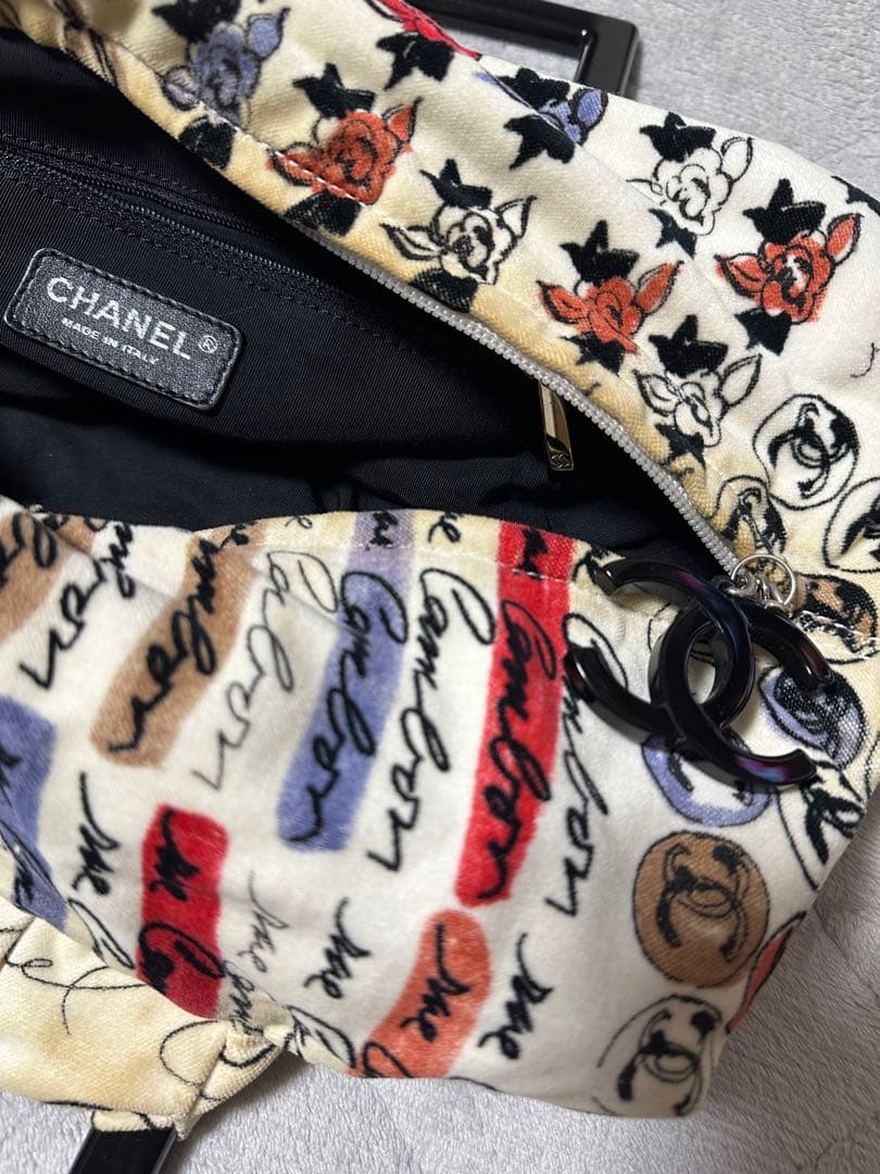 CHANEL カメリア ハンドル バッグ