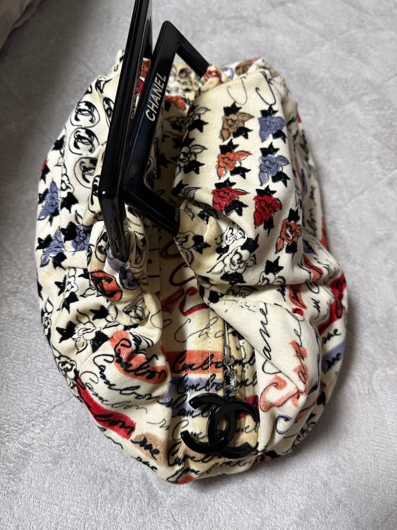 CHANEL カメリア ハンドル バッグ