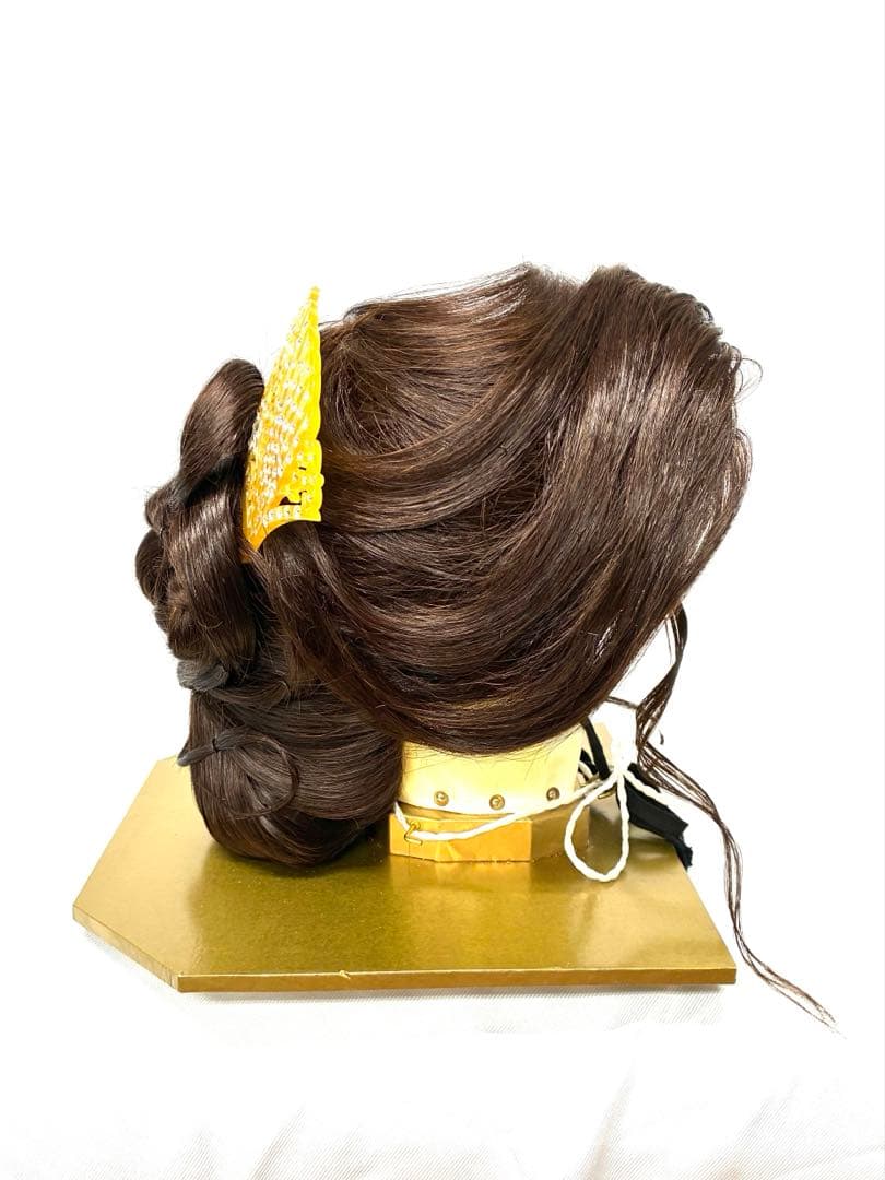 洋髪、特大60センチサイズ、中古舞踊かつら、日本髪かつら、大衆演劇かつら、簪付き