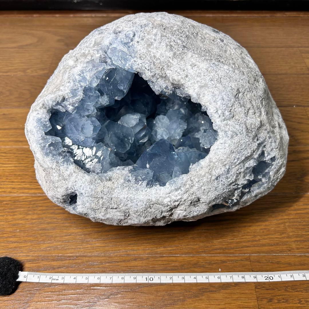 ★ 1/31まで値下【レア&美麗‼︎】セレスタイト原石・大型クラスター