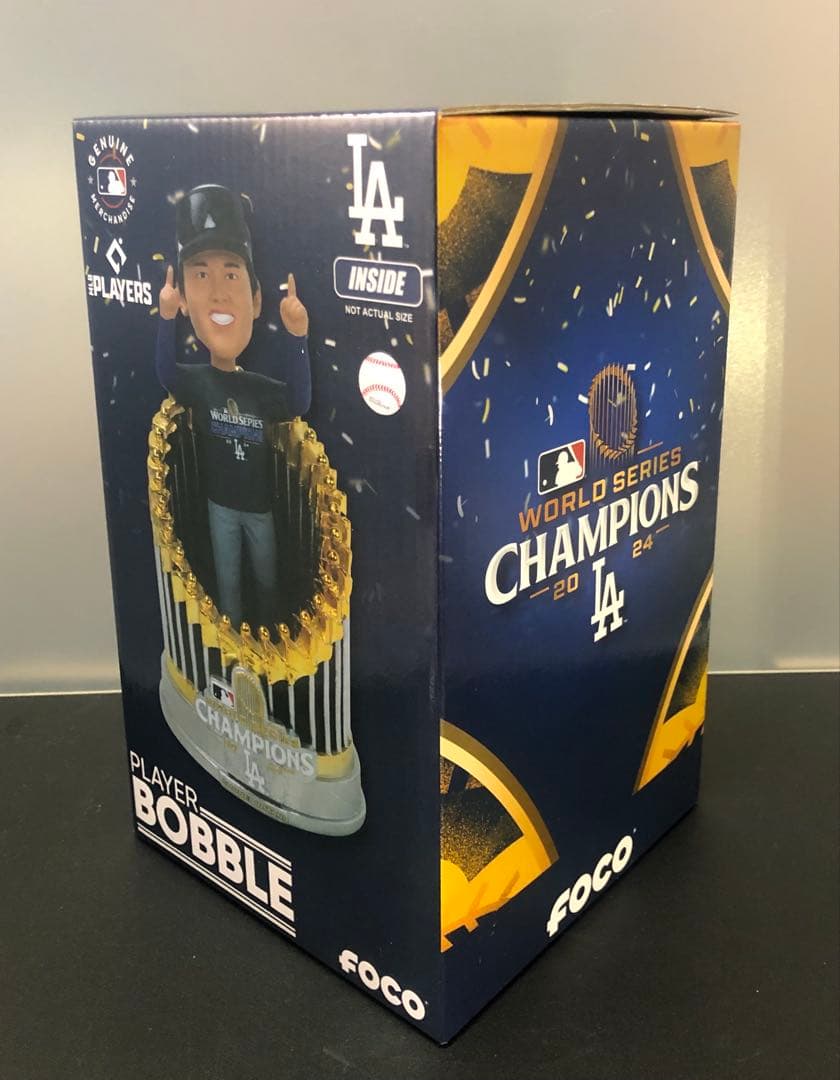 大谷翔平 2024ワールドシリーズチャンピオン記念トロフィー・インボブ