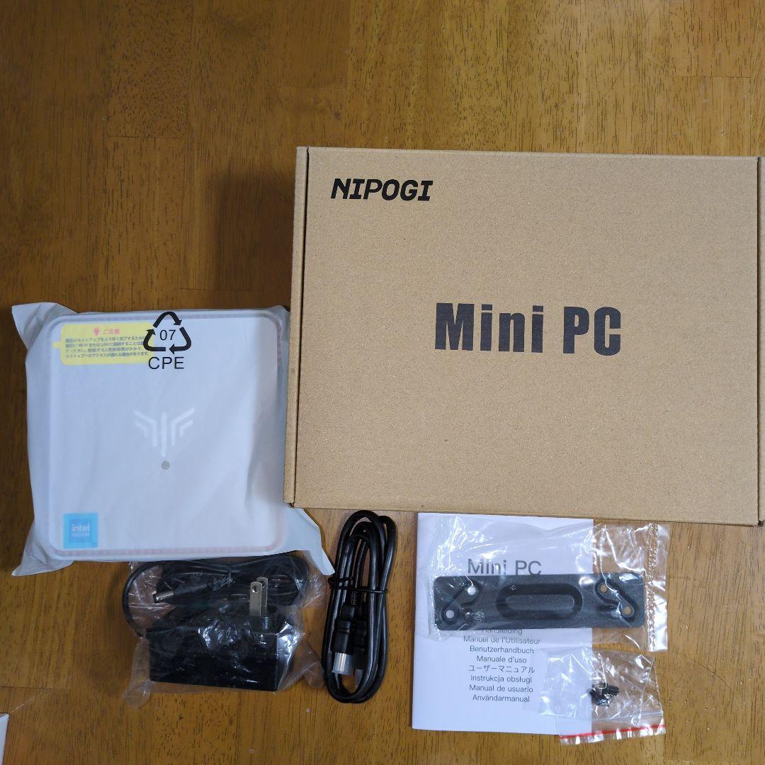 ミニPC NIPOGI GK3PLUS N97 8GB 256GB