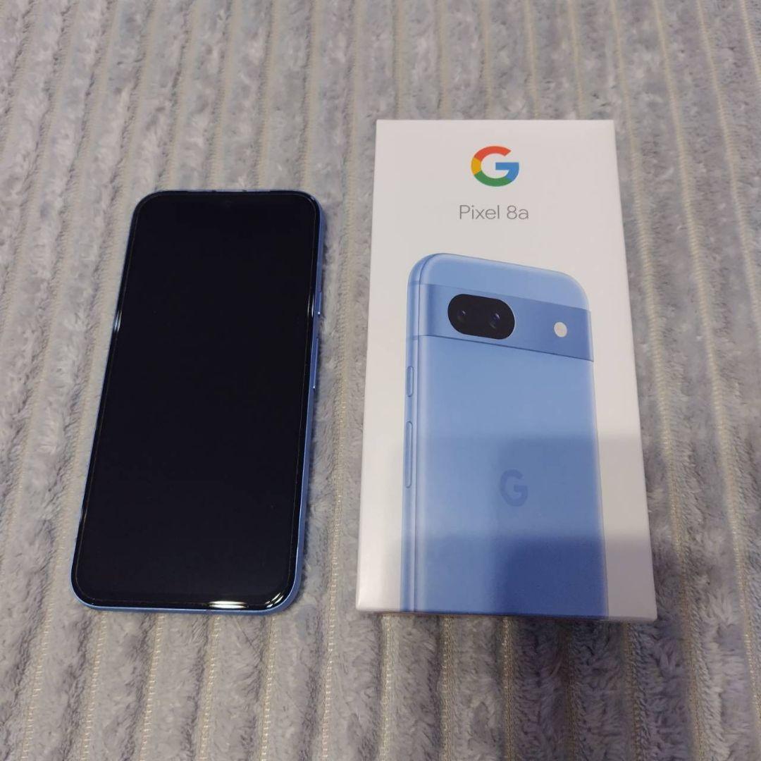 【未使用品級】Google Pixel8a ブルー　 本体