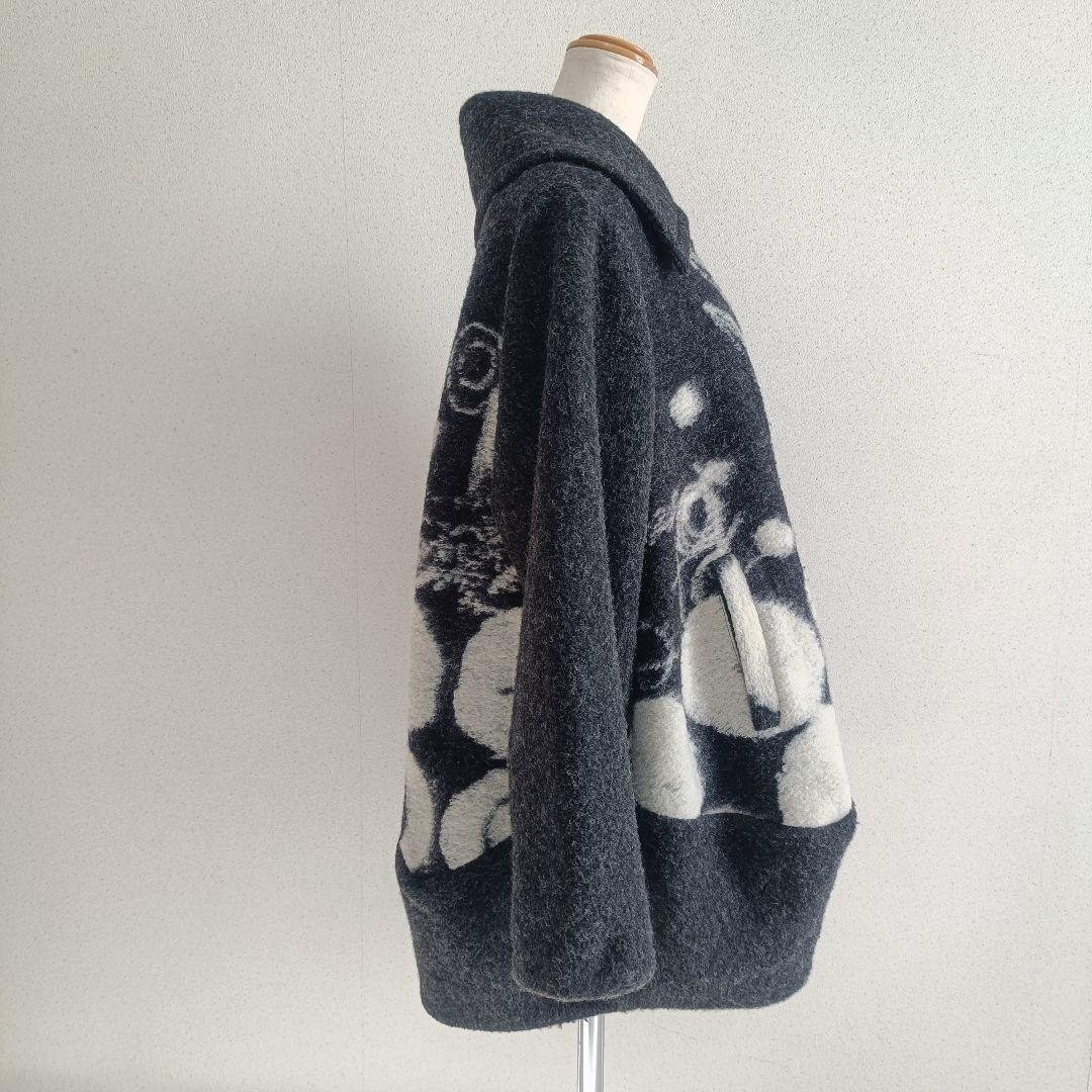 ジェニーギャルソン ウール 立体 コート ジャケット 三星ドレス