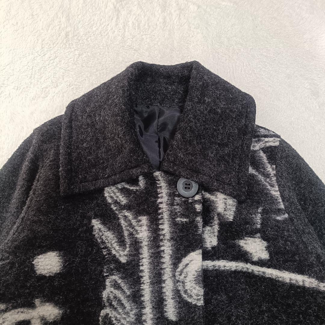 ジェニーギャルソン ウール 立体 コート ジャケット 三星ドレス