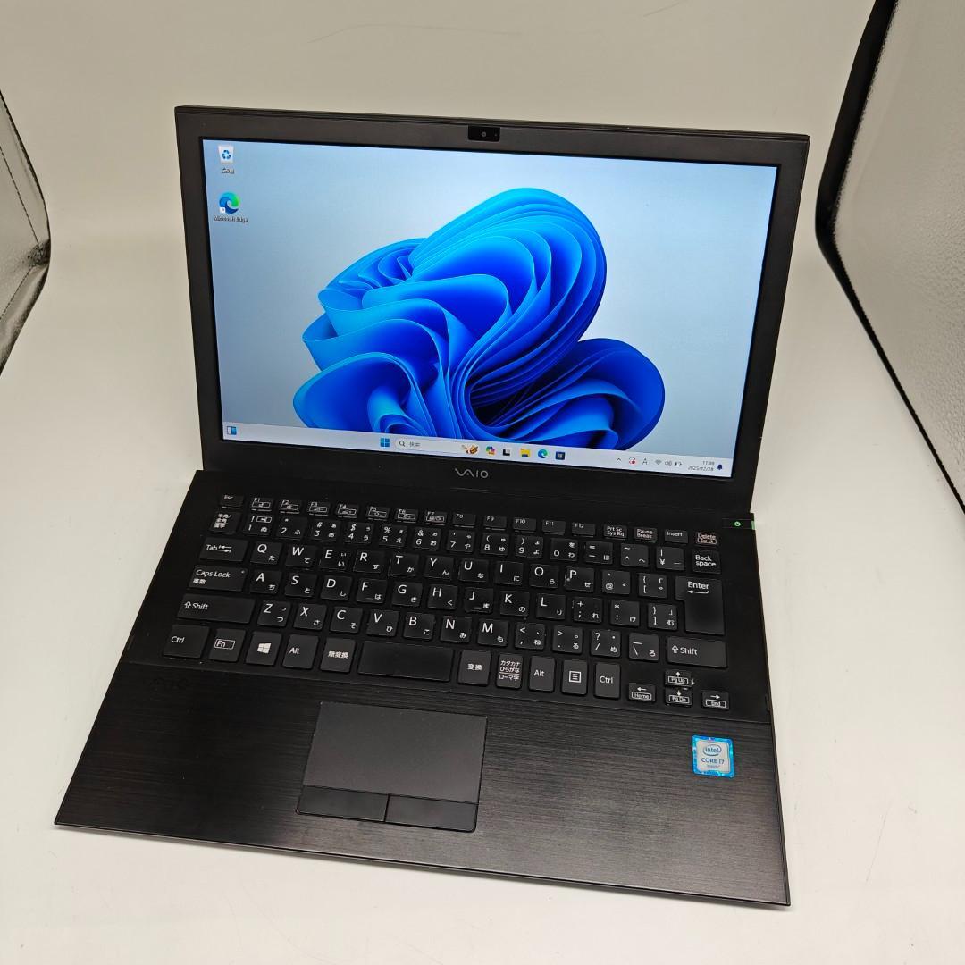 【VAIO】VJS 爆速i7 SSD256GB 8GB ブラック ノートPC