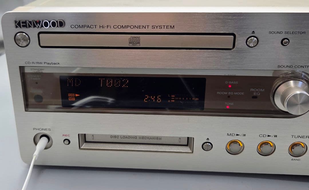 ケンウッド　R-K700 CD MDプレーヤー　　2006年製現状渡し