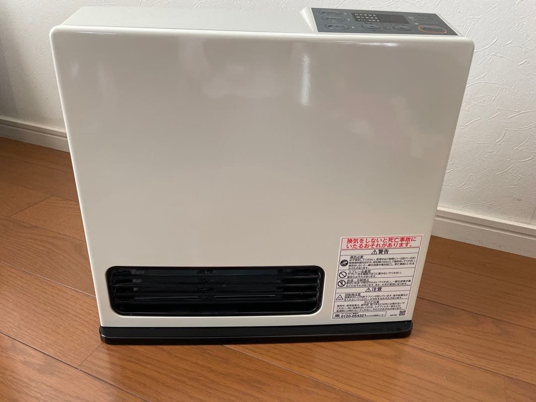 リンナイ RC-N206E 都市ガス用ファンヒーター ホース2m 取扱説明書付き