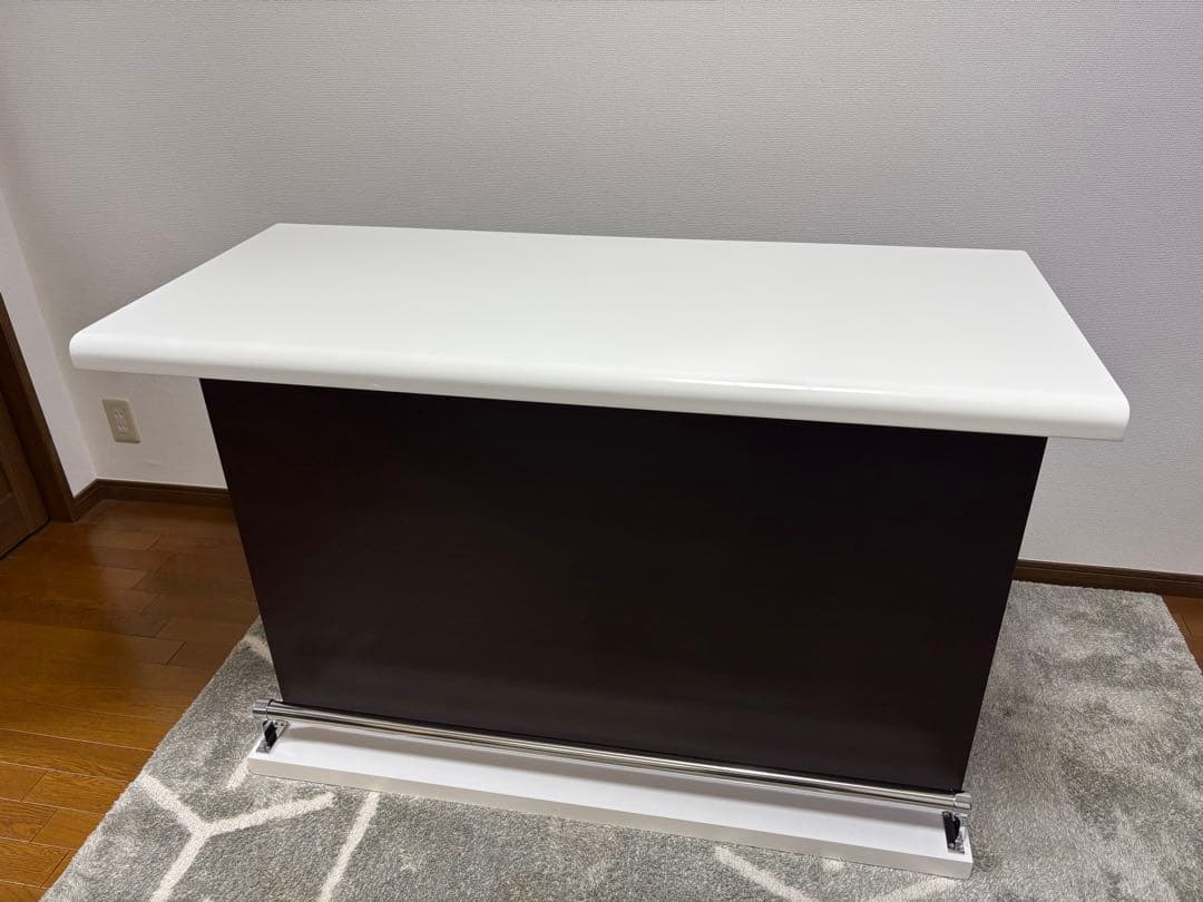 【送料込】【美品】ニトリ バーカウンター モデナ 120DBR