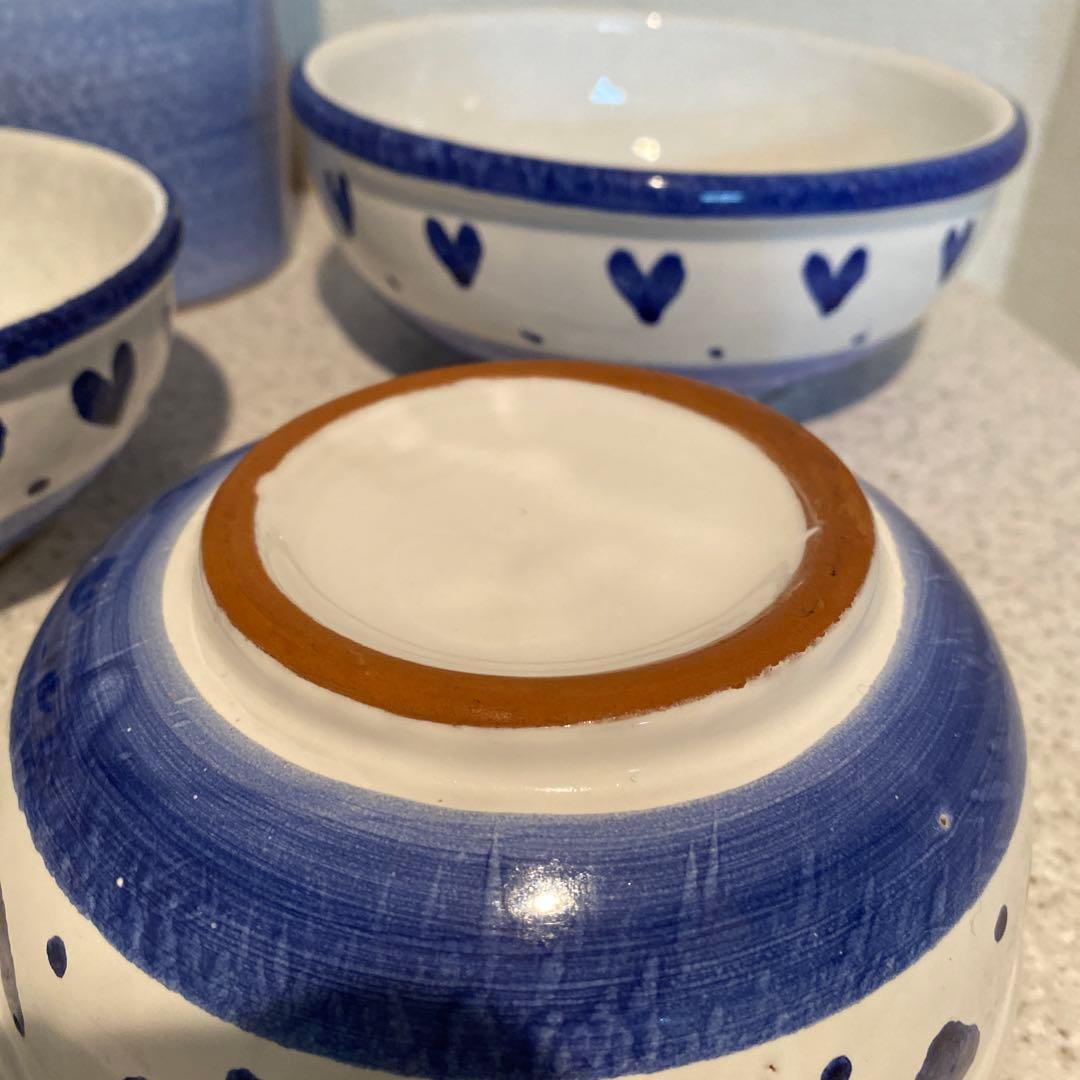 カントリー雑貨ハート食器MADE IN ITALY♥️7点訳あり特価