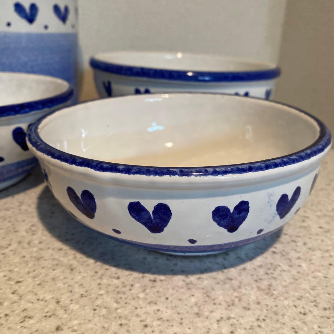 カントリー雑貨ハート食器MADE IN ITALY♥️7点訳あり特価