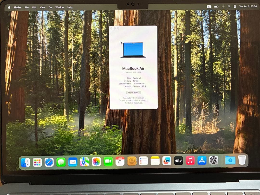 Apple MacBook Air 13インチ M3 16GB 256GB