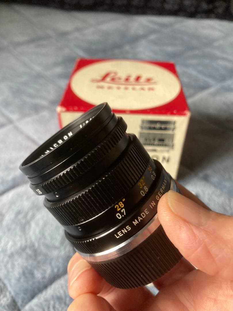 Y Y Y、ライカズミクロン50mmＦ2 2nd 元箱 専用フード