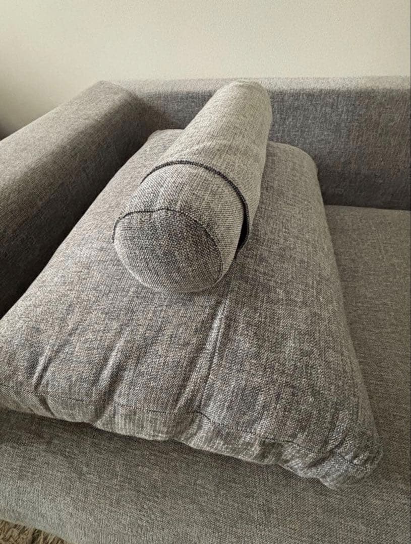 LIVING HOUSE】当時の価格30万・カバリングソファ・羽毛・2.5人用