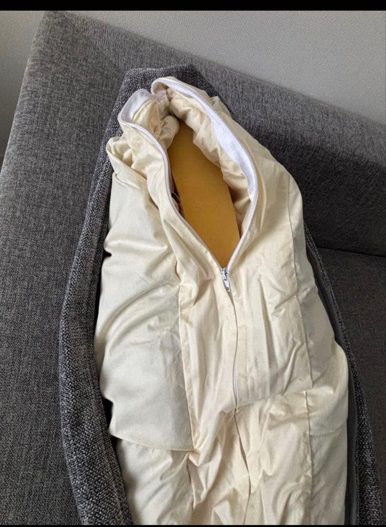 LIVING HOUSE】当時の価格30万・カバリングソファ・羽毛・2.5人用