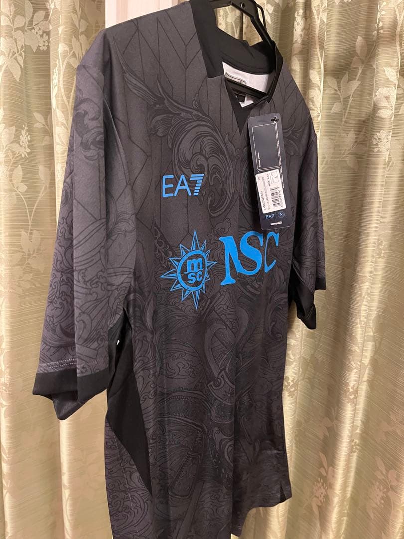 【新品未使用】24-25ナポリ 3rd レプリカシャツ インポートL