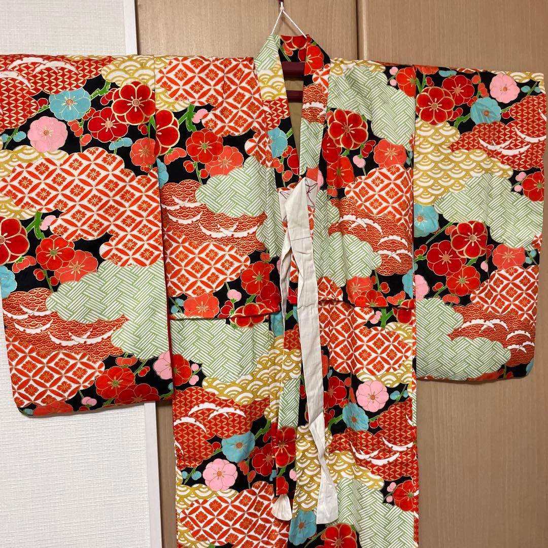 アンティーク　女の子　子供着物　大正ロマン七五三着物