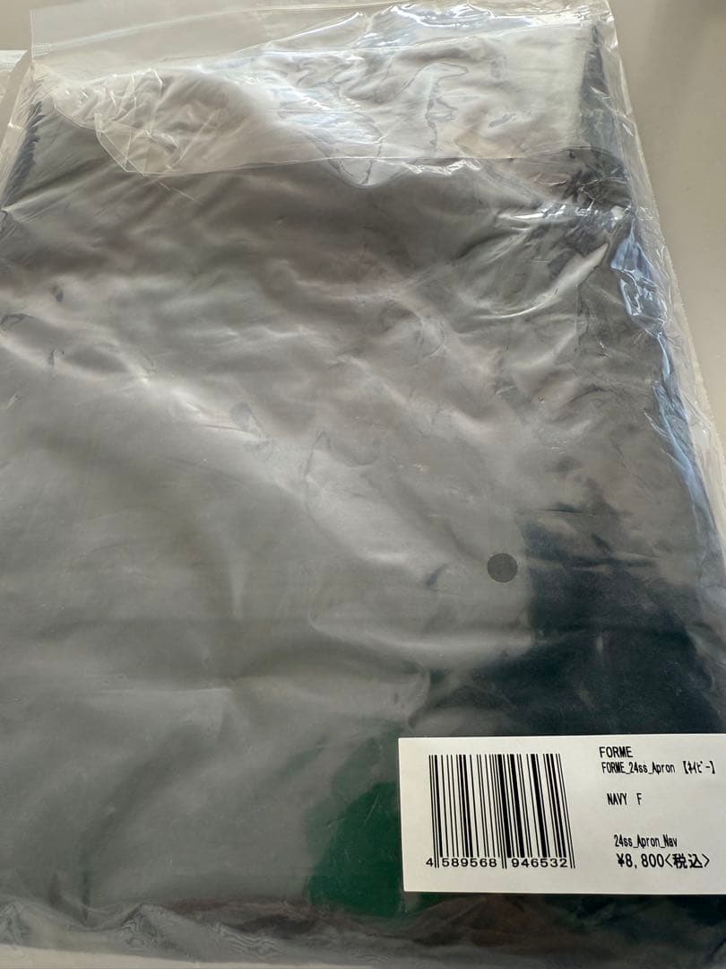 【新品未開封品】Mother ネイビーエプロン フリーサイズ