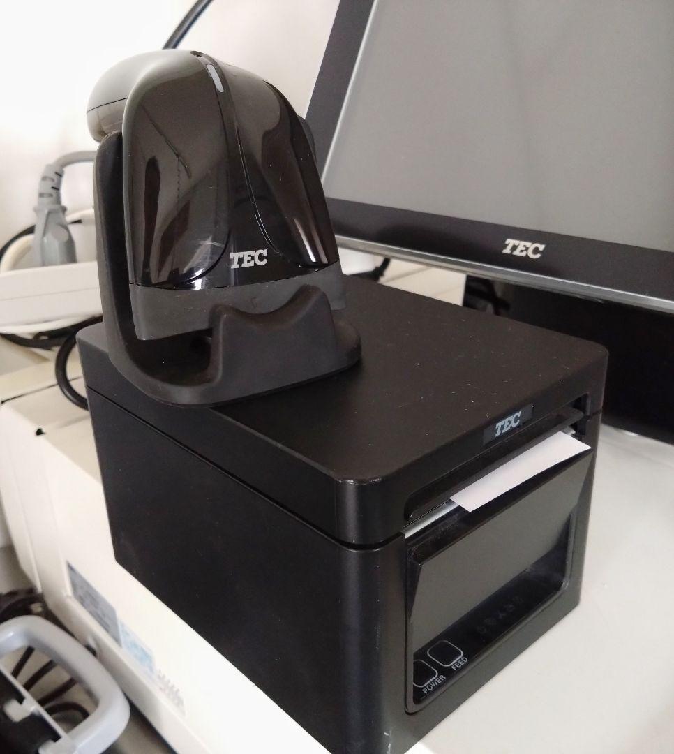 【中古】東芝TEC POSレジ 飲食店向セルフ会計システム 一式 美品