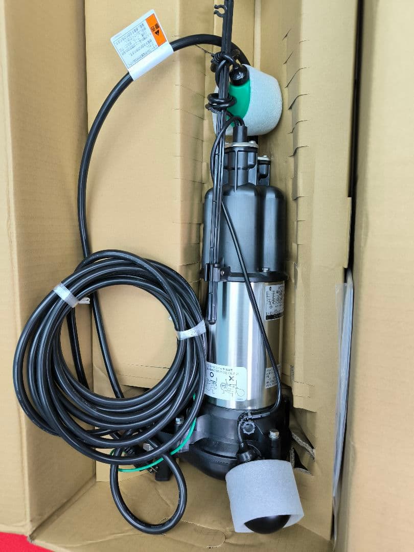 新品　川本排水ポンプ　WUO4-406-0.15SL 60Hz 100V 2玉