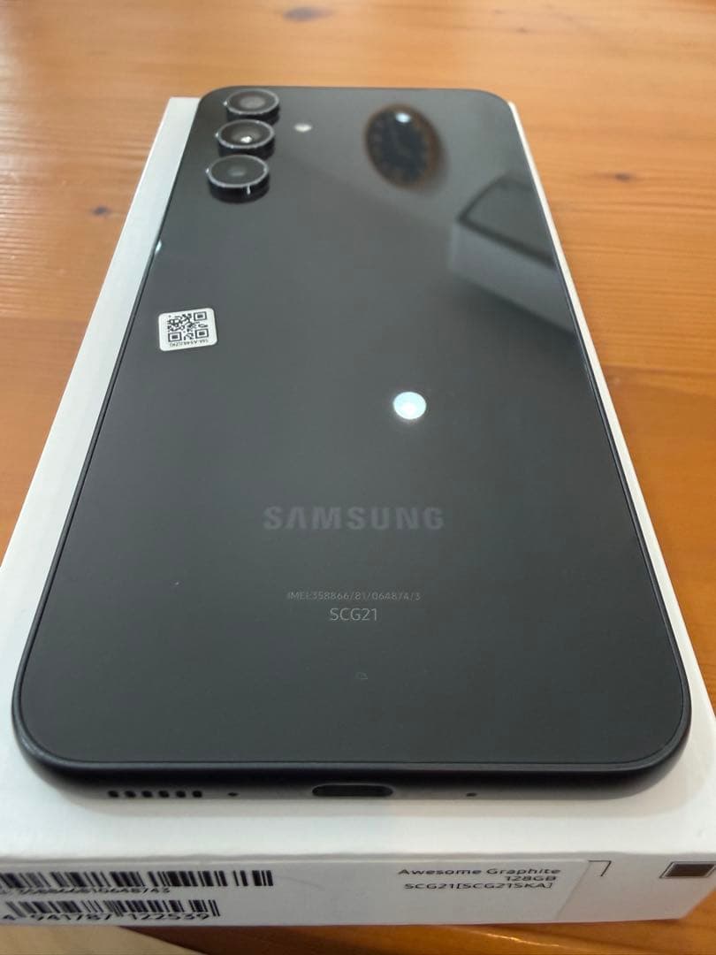 スマートフォン本体 Samsung Galaxy A54 5G Awesome Graphite