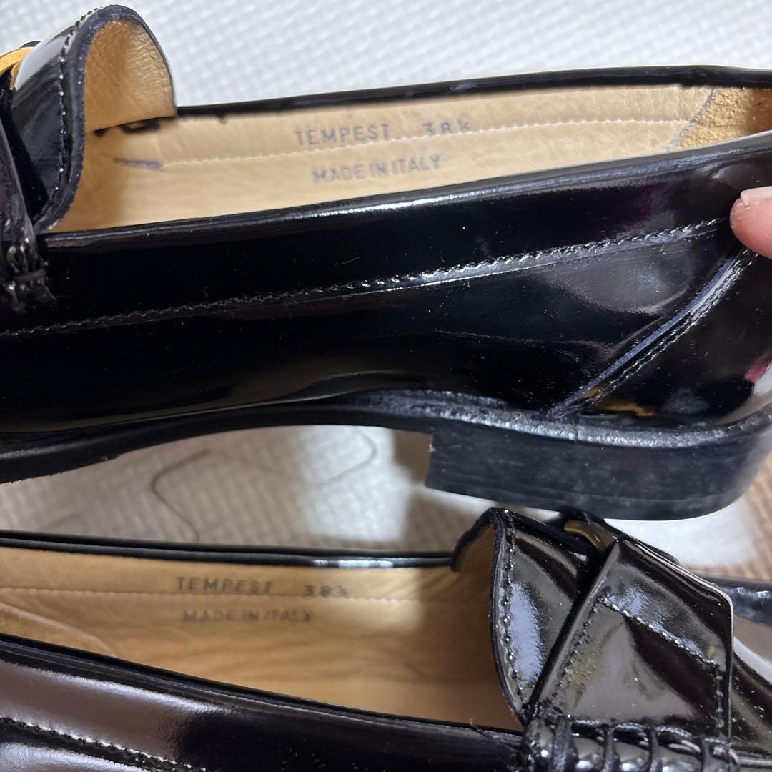 バリーBALLY エナメルローファー　新品未使用　38.5