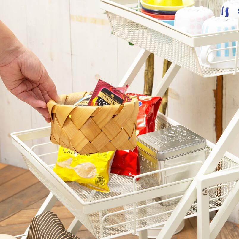 NGI WG RBS　収納ワゴン　ホワイト　収納ラック