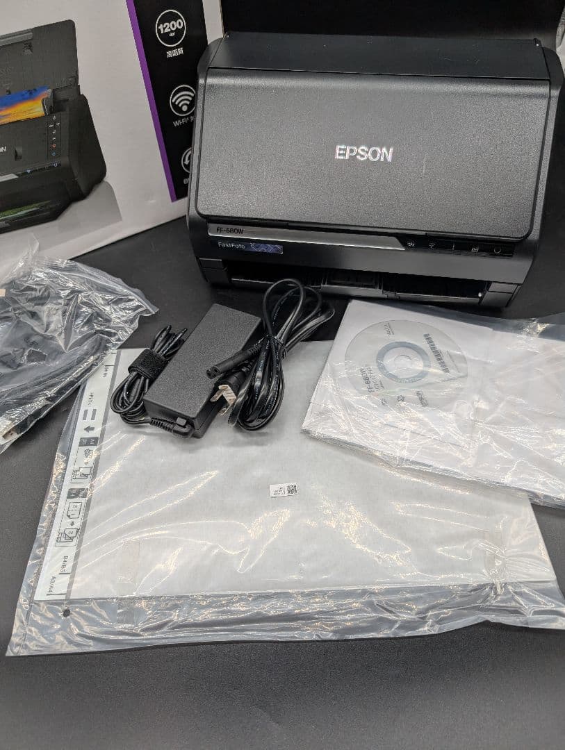 EPSON FastFoto FF-680Wフォトスキャナードキュメントスキャナ