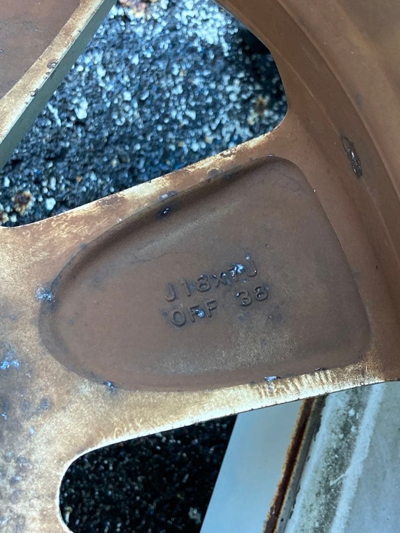 デリカD:5純正アルミ&タイヤ　DANLOP ENASAVE 225/55R18