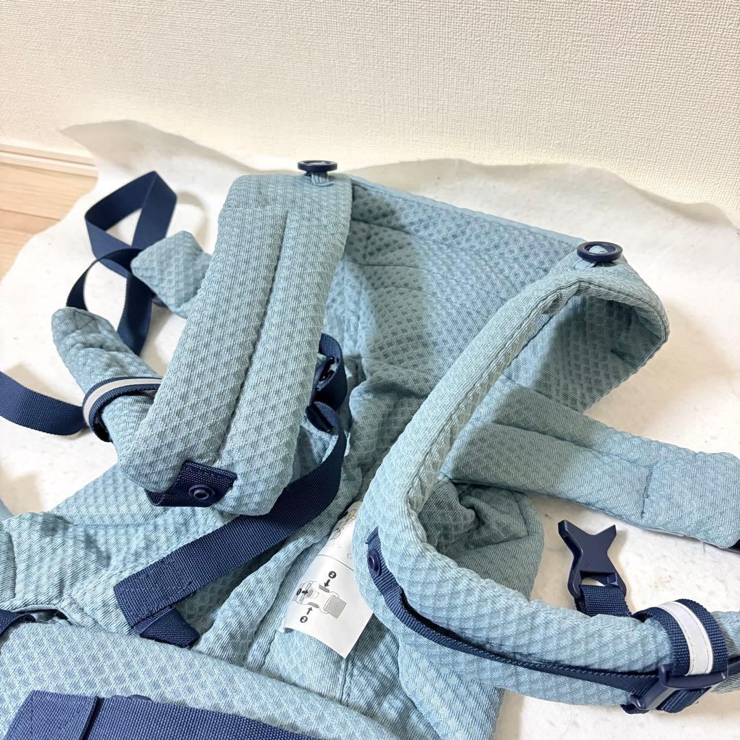 正規 ergobaby OMNI breeze 抱っこ紐 美品 スレートブルー