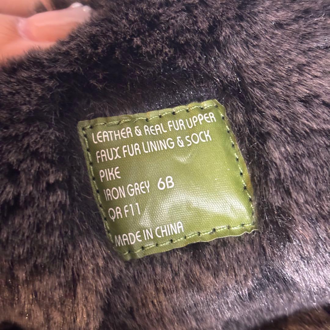 【美品】平成ギャル Y2K archive ファー リボン ムートンブーツ 23