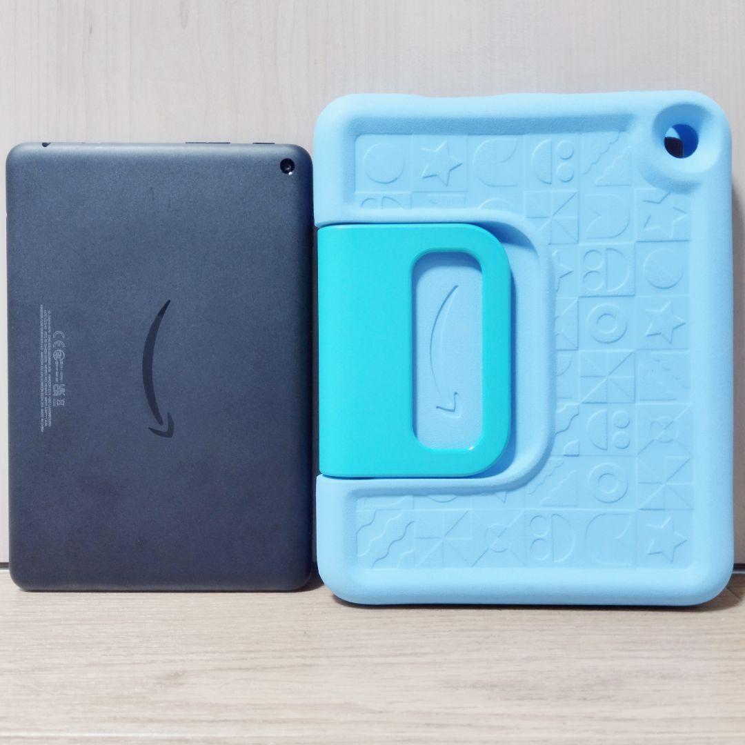 美品 Fire HD 8 キッズモデル ブルー 最新版 カバー付き