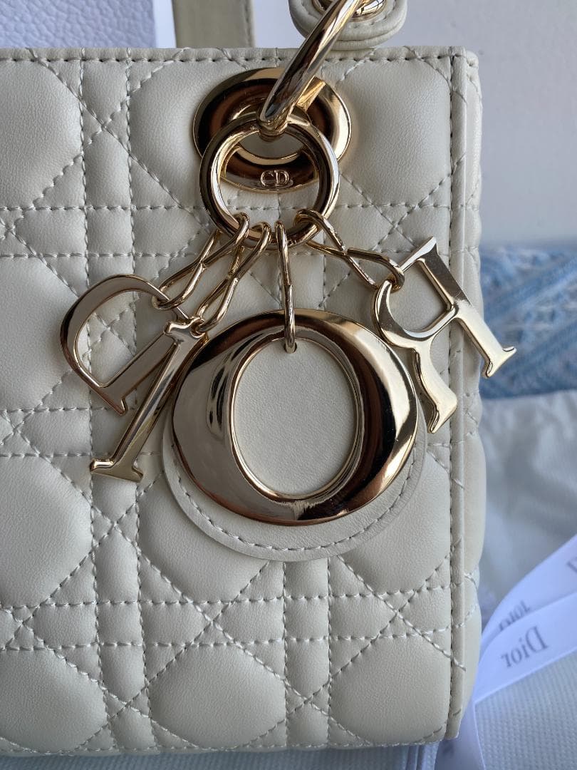 ホワイト ディオール スモールショルダーバッグ 箱付