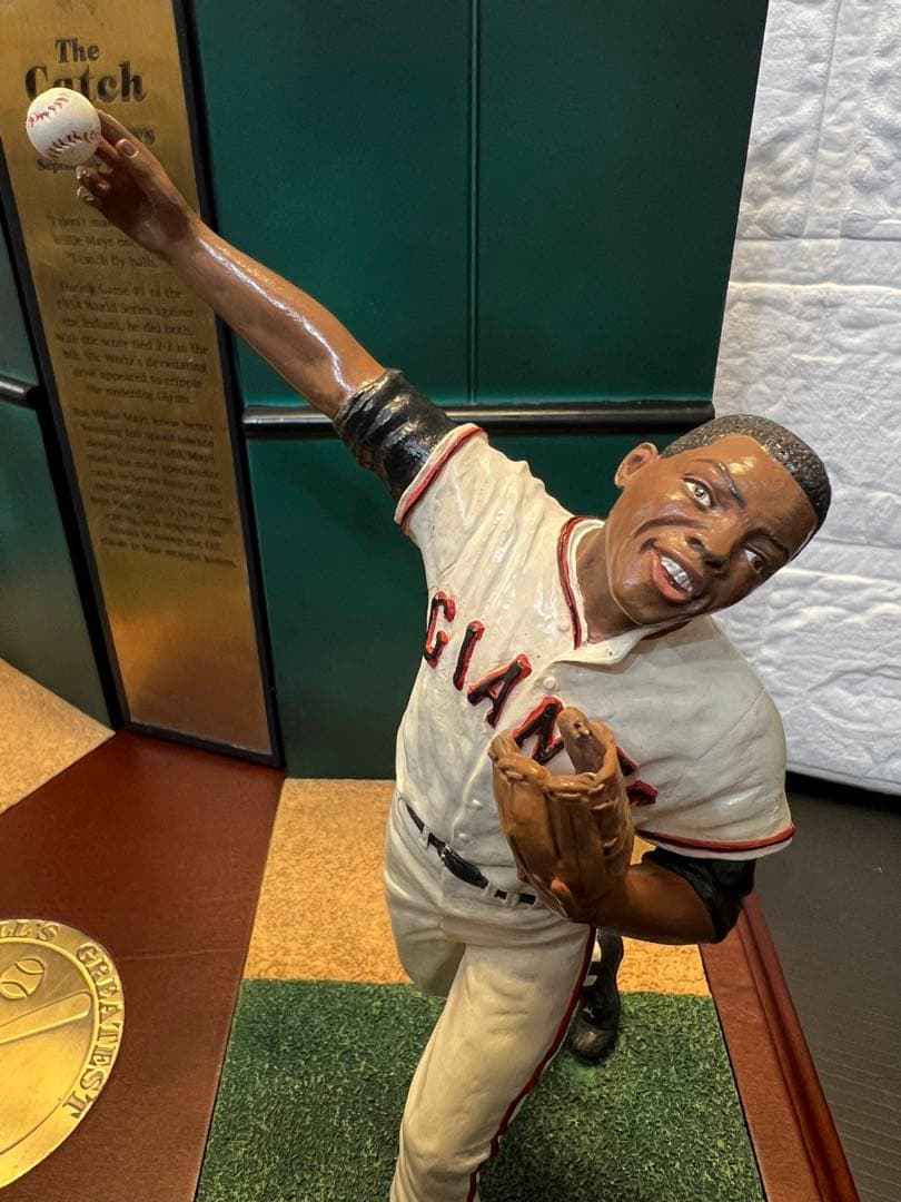 【The Danbury Mint】Willie Mays The Catch