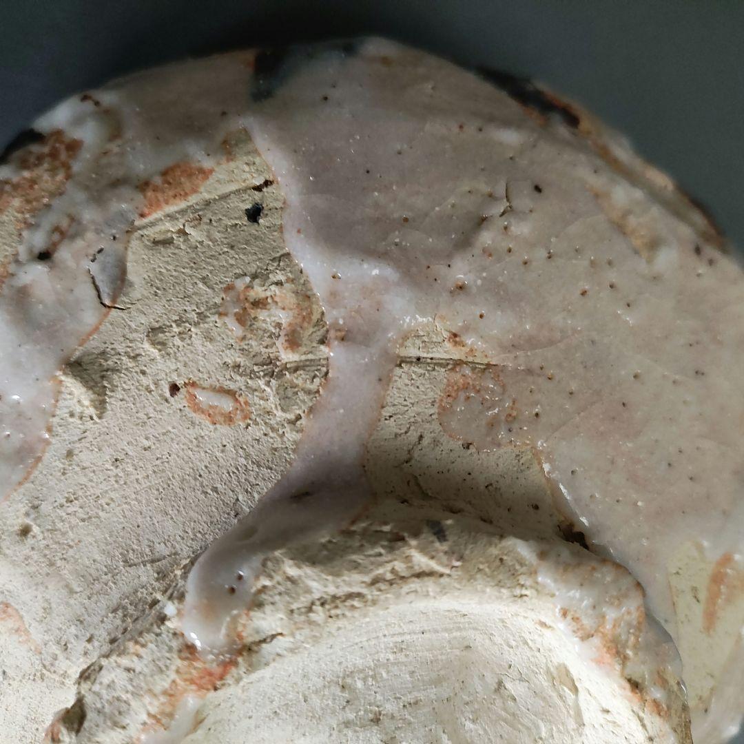 安藤實　志野茶碗　絵志野　桃山陶