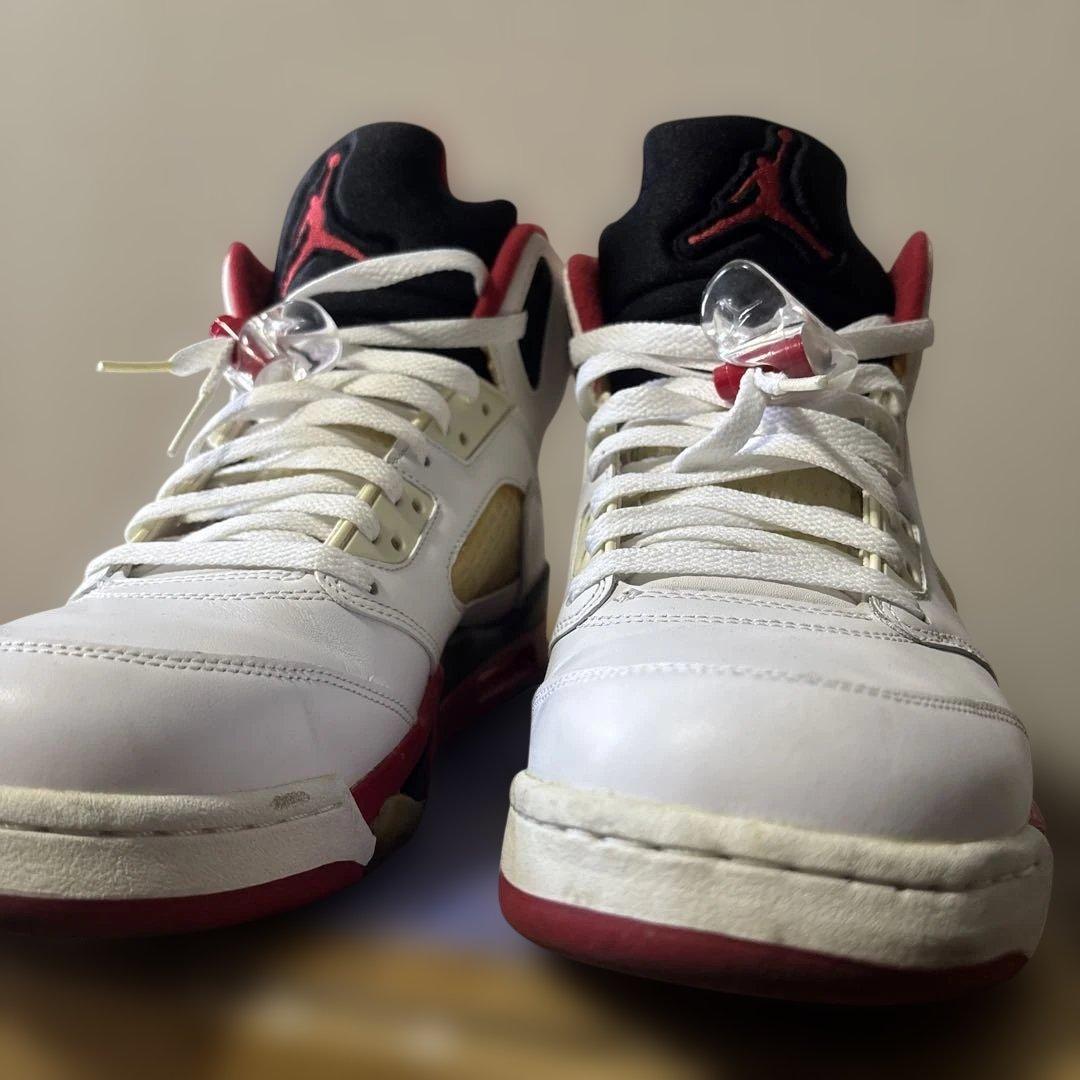 NIKE エアジョーダン5 Fire Red 28.5cm