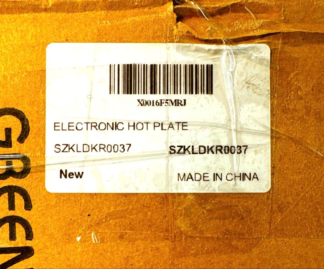 KLD 定温ホットプレート 850W 200mm x 200mm