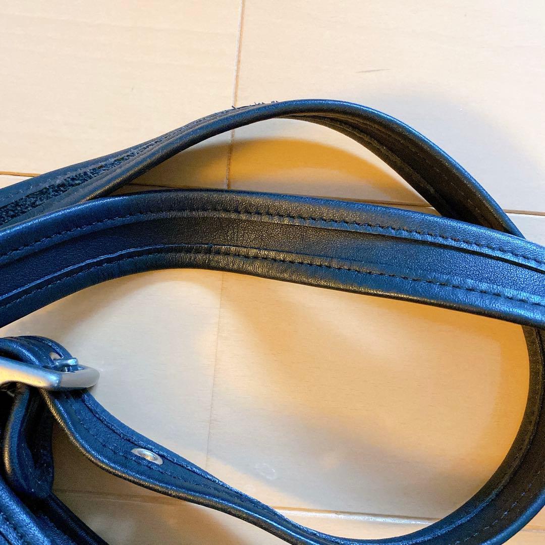 9950 COACH オールドコーチ ショルダーバッグ 黒レザー 斜め掛けバッグ