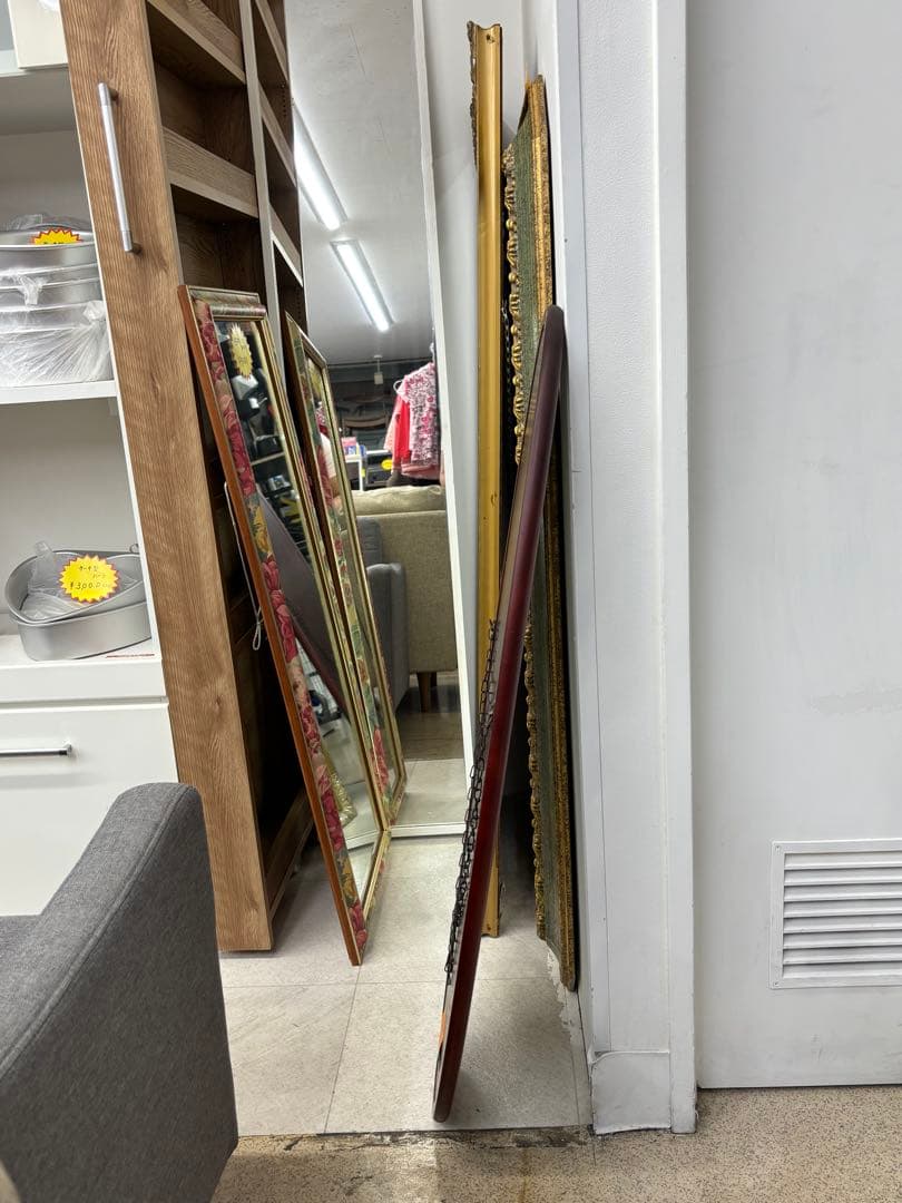 Karimoku カリモク家具 壁掛けミラー 鏡