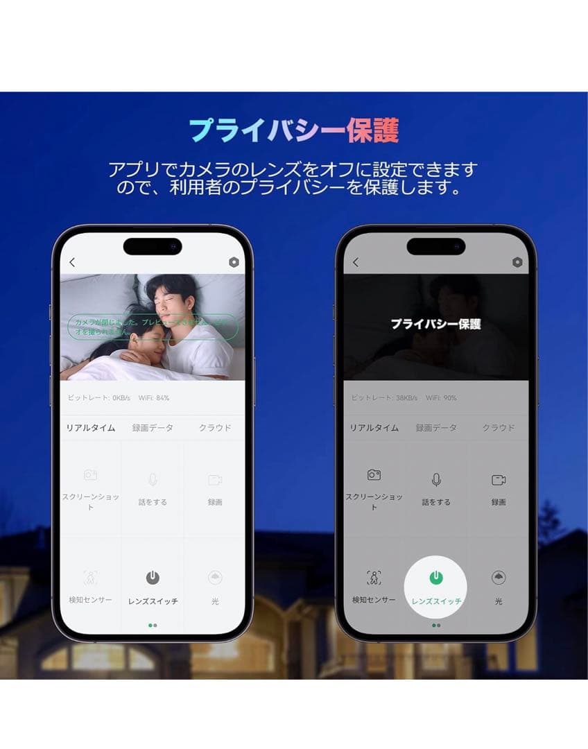 SV3C 防犯カメラ 屋外 監視カメラ 300万画素 2K