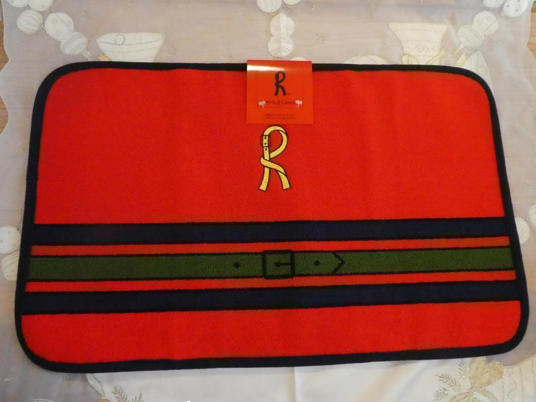 ロベルタディカメリーノ☆Roberta di Camerino☆バスマット　赤