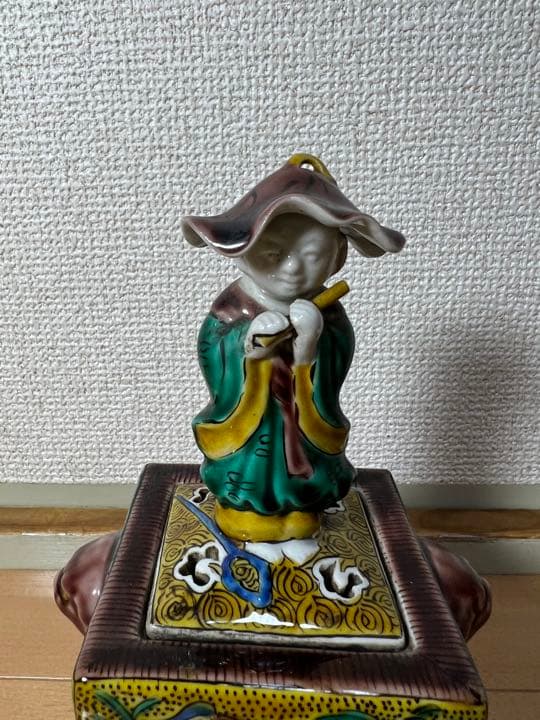 281 九谷焼　香炉　時代物　古美術品