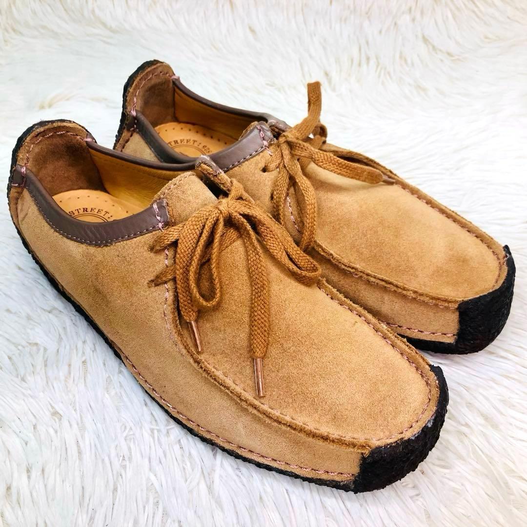 【極美品】Clarks UK4.5クラークス ナタリー ライトブラウン ワラビー