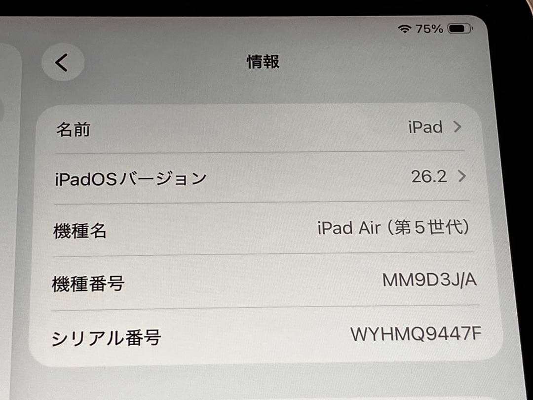iPad Air 第5世代 64GB WIFI モデル ピンク