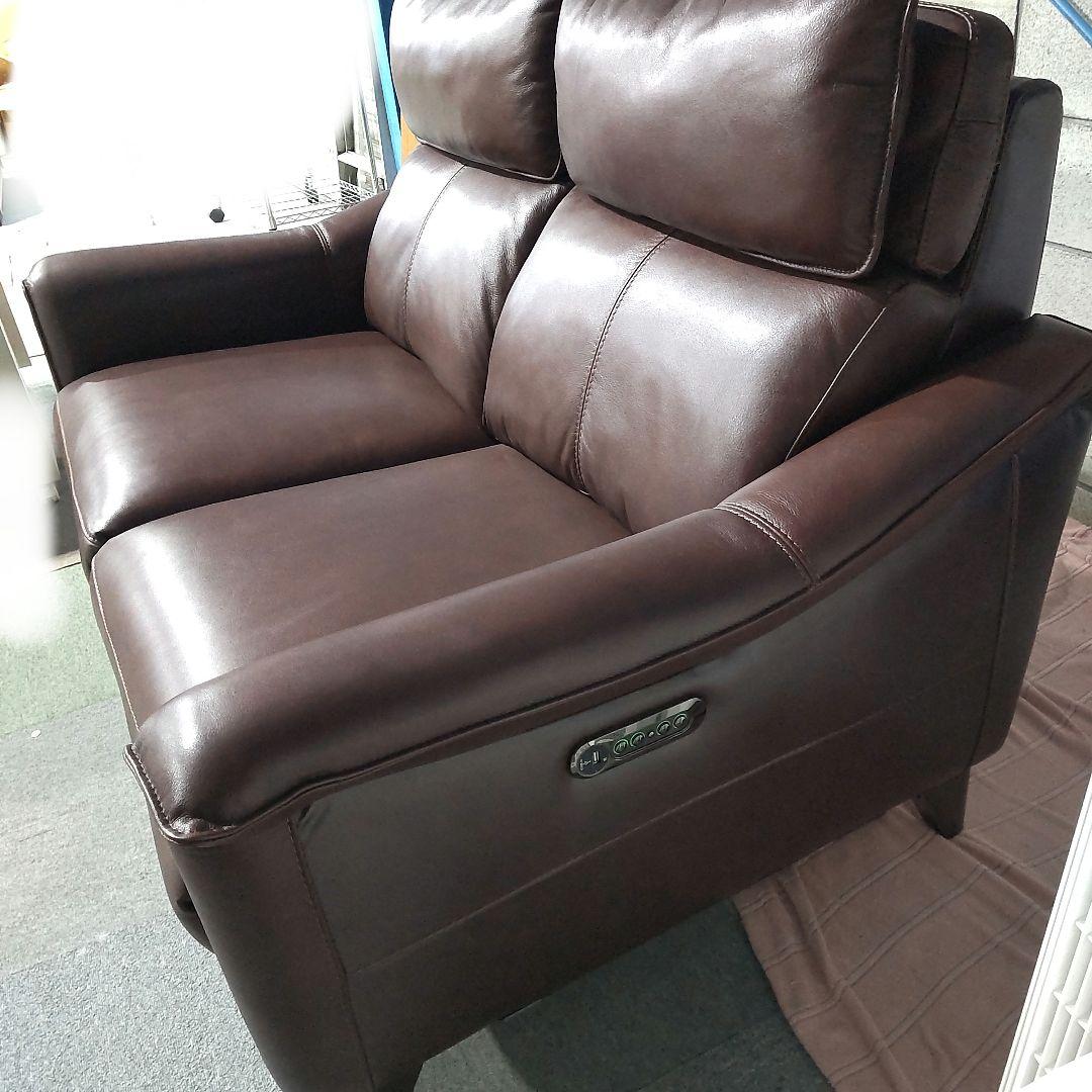 【美品】NITORI　ニトリ　電動リクライニングソファ　チェリーブ　２人用